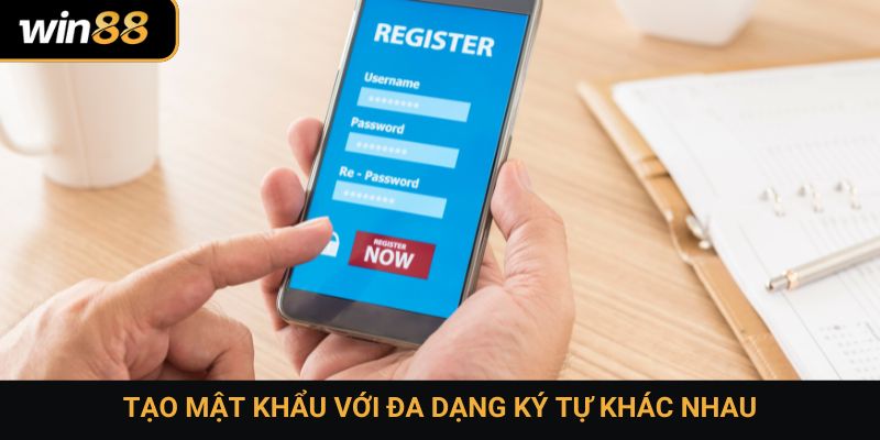 Tạo mật khẩu với đa dạng ký tự khác nhau