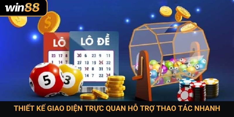 Thiết kế giao diện trực quan hỗ trợ thao tác nhanh